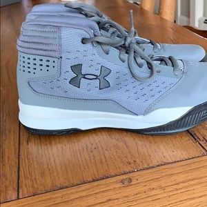 Under armour basketball sneakers.
